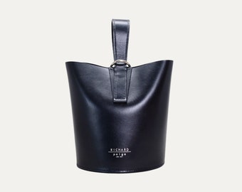 The Addison | Handcrafted Genuine Leather Bucket Ring Bag