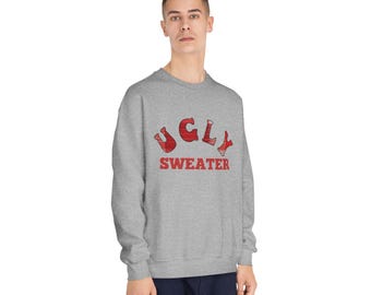 Ugly Sweater Sweatshirt | Christmas Holiday Retro Lettering