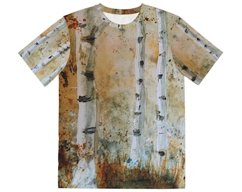 Birch Forest Watercolor Tee | All-Over Print
