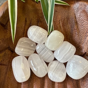 Pink Mangano Calcite Tumbled Stones