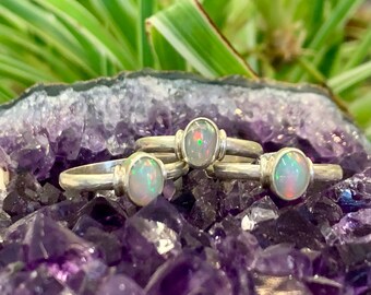 Ethiopian Opal Rings