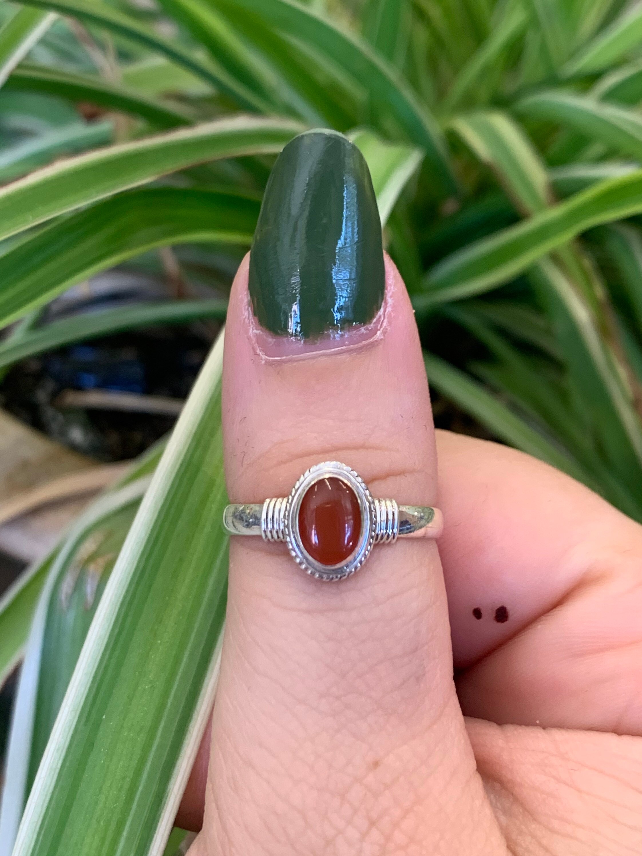 Carnelian Ring Etsy