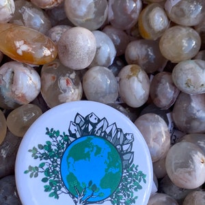 Tumbled Cherry Blossom Agate