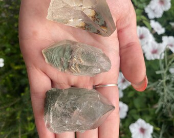 Lodolite/Garden Quartz Point: Shamanic Dream Stone