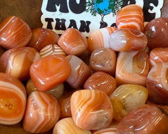Tumbled Banded Carnelian