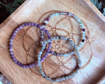 Stress Relief, Clarity, & Calming Bracelet Set