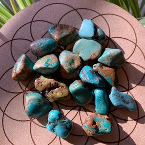 Turquoise Tumbled Stones