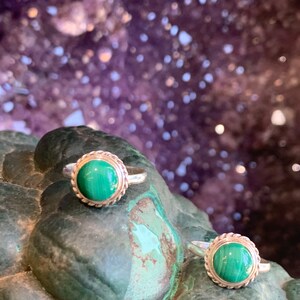 Malachite Rings