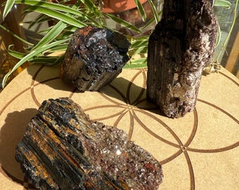Black Tourmaline with Mica