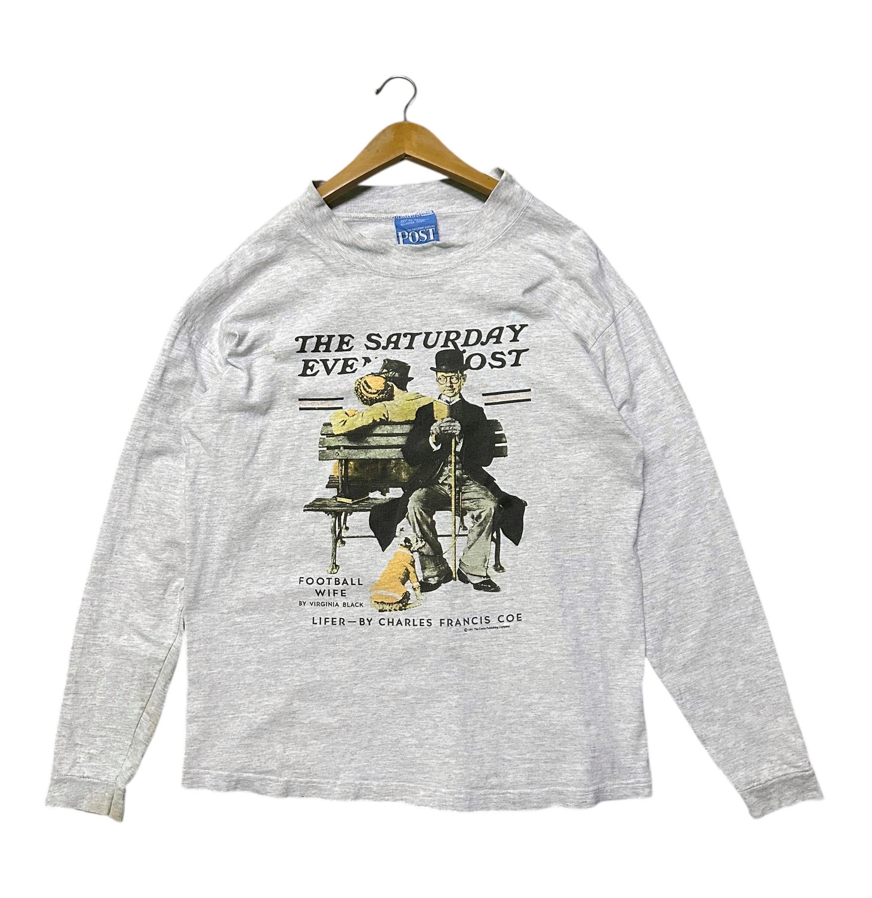 Vintage 90s the Saturday Evening Post Longsleeve Tshirt - Etsy