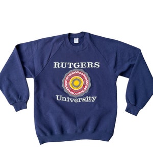 Pick up !! Vintage 90s Rutgers University sweatshirt
