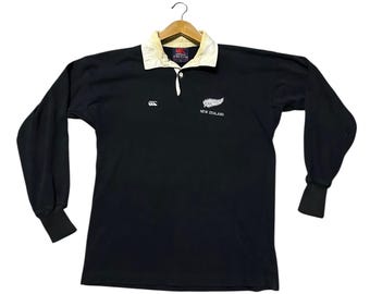 Vintage Canterbury Polo Shirt Rugby Short Sleeve Embroidery Logo