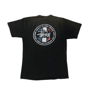 00s STUSSY LAURA ローラ Compared To What? フ Rare!! Vintage 00's STUSSY LAURA Compared to What Photo Tee