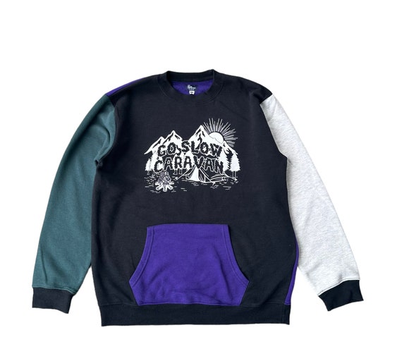 Go slow caravan multicolor sweatshirt size M
