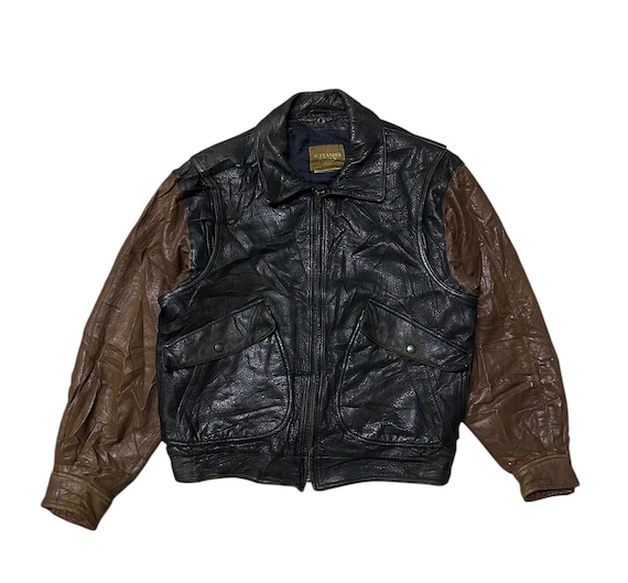 ALEXANDER JULIAN レザーアウタージャケット Alexander Julian Leather Jacket - Etsy