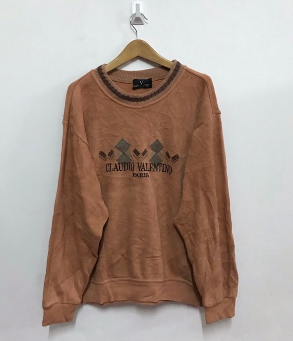 Italian designer Claudio Valentino sweatshirt