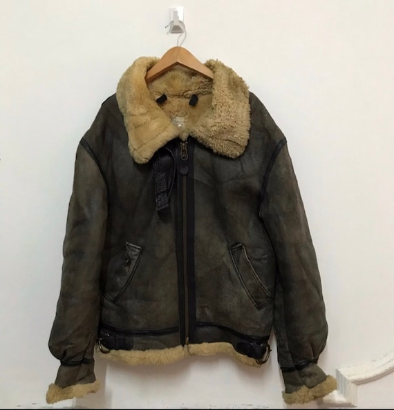Vintage B-3 sheepskin jacket