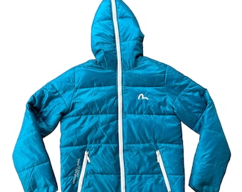 Evisu fullzipper puffer jacket