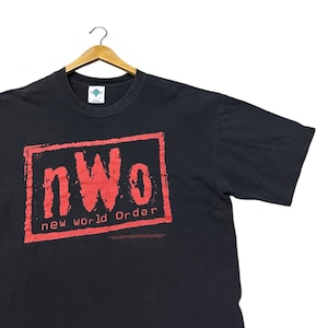 Vintage 1998 World championship NWO black tee size XL