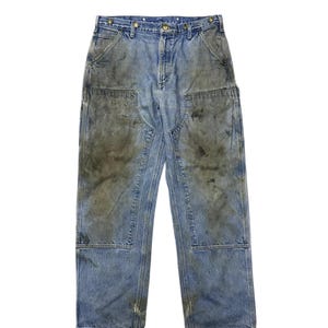 Vintage 90s Carhartt double knee denim jeans 36x32