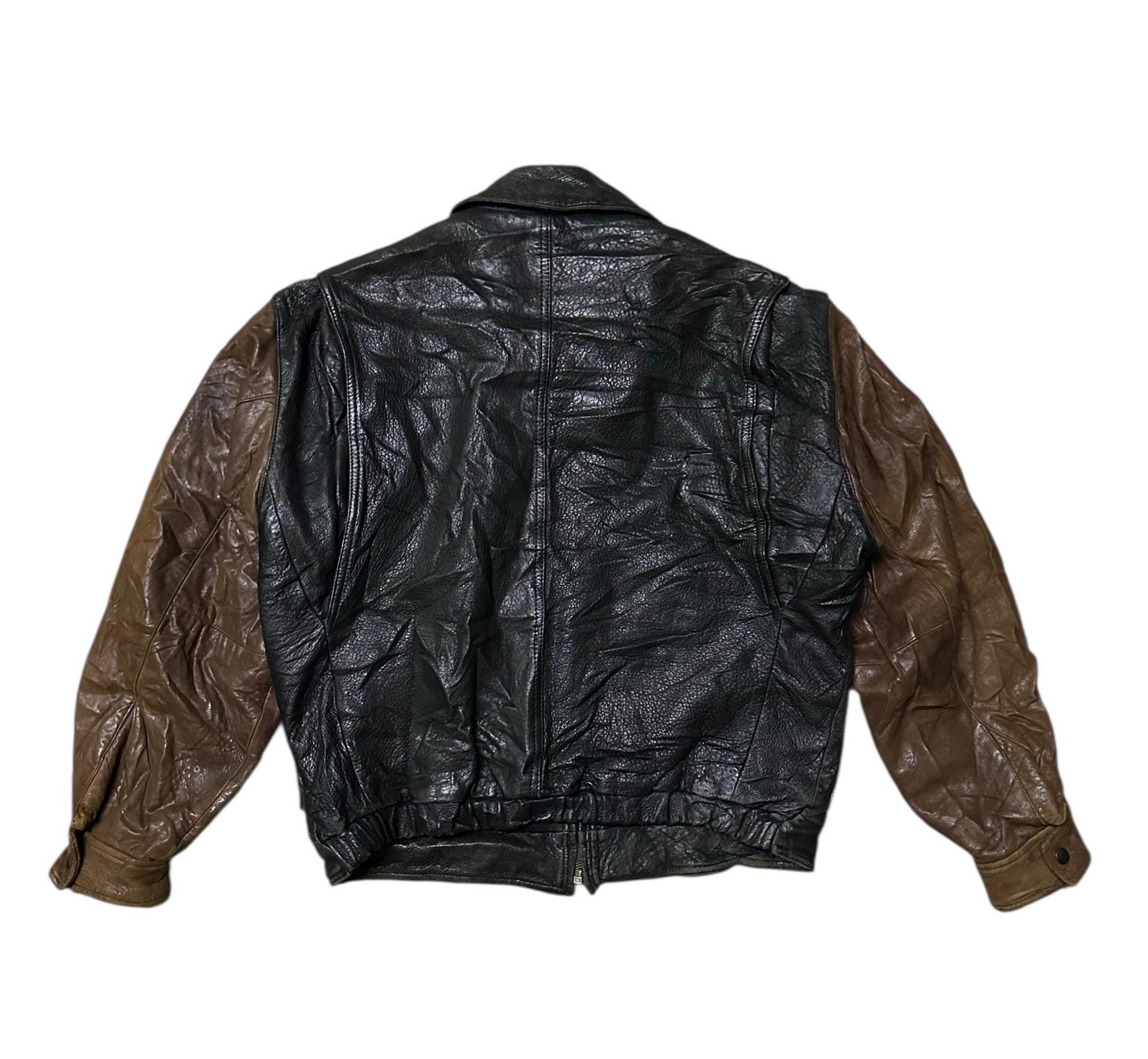 Alexander Julian Leather Jacket - Etsy