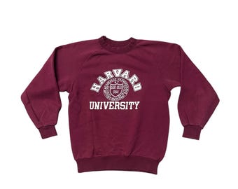 Moletom vintage dos anos 90 da Universidade de Harvard tamanho S