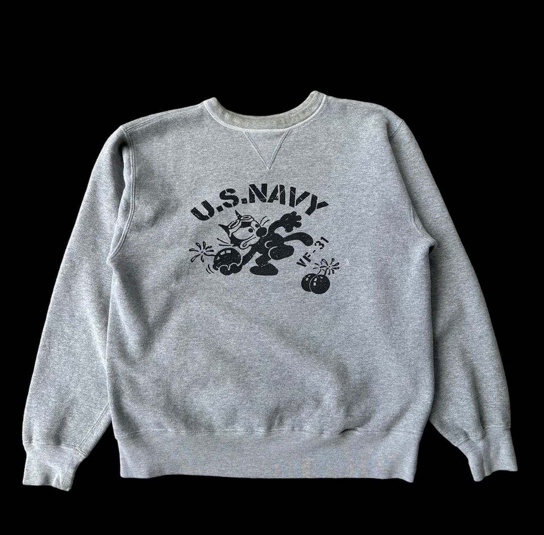 Vintage Felix the Cat US Navy Sweatshirt Sizem - Etsy