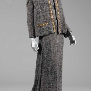 Vintage 90s Yohji Yamamoto signature silk tweed size S