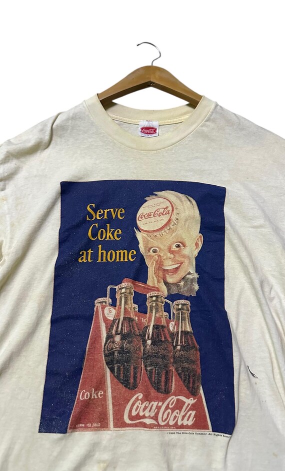 1996年製コカコーラのヴィンテージプロモーションTシャツ - Etsy 日本