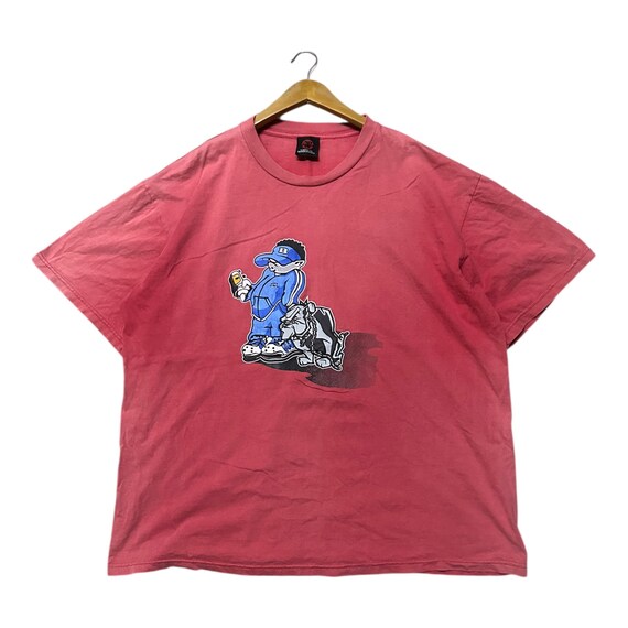 Vintage school of hardknooks snoop doggy doog red tshirt