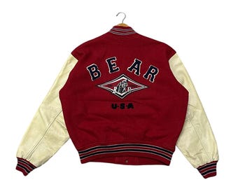 Vintage Melton Wool Zipper Jacket Black - Etsy Canada