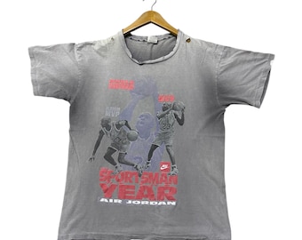 T-shirt Nike Air Jordan « Sportif de l'année » vintage des années 90