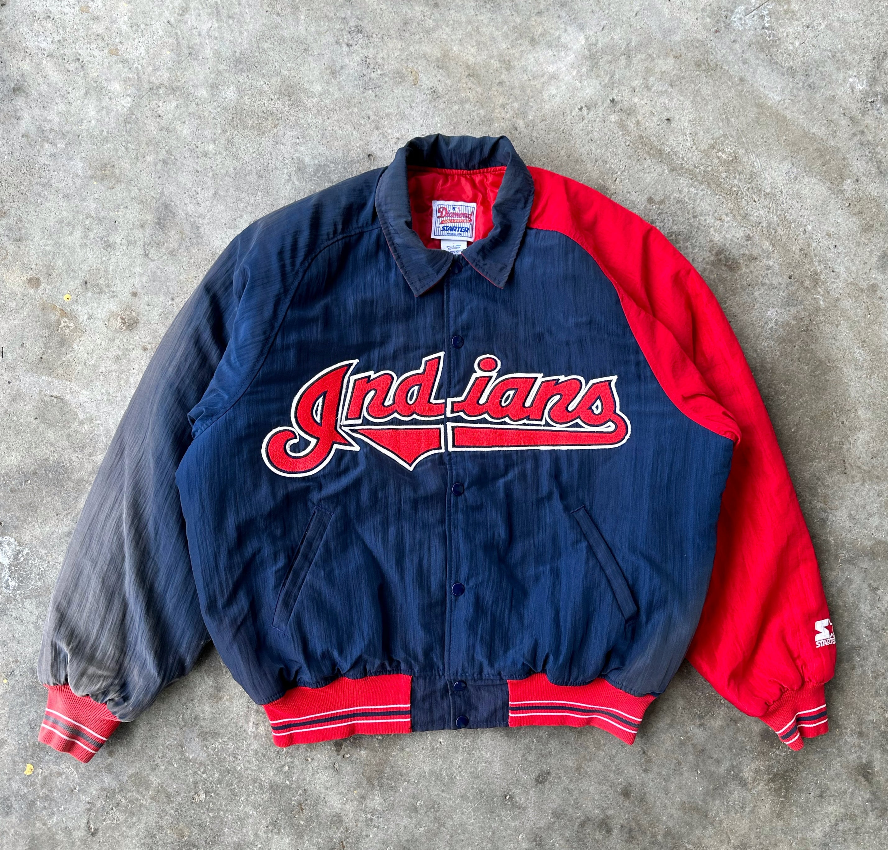 Cleveland Indians Starter Jacket - Etsy