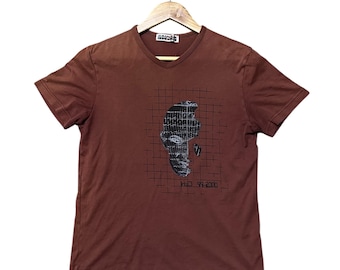 Mens Jean Paul GAULTIER Homme Vintage Trompe L'oeil Printed T