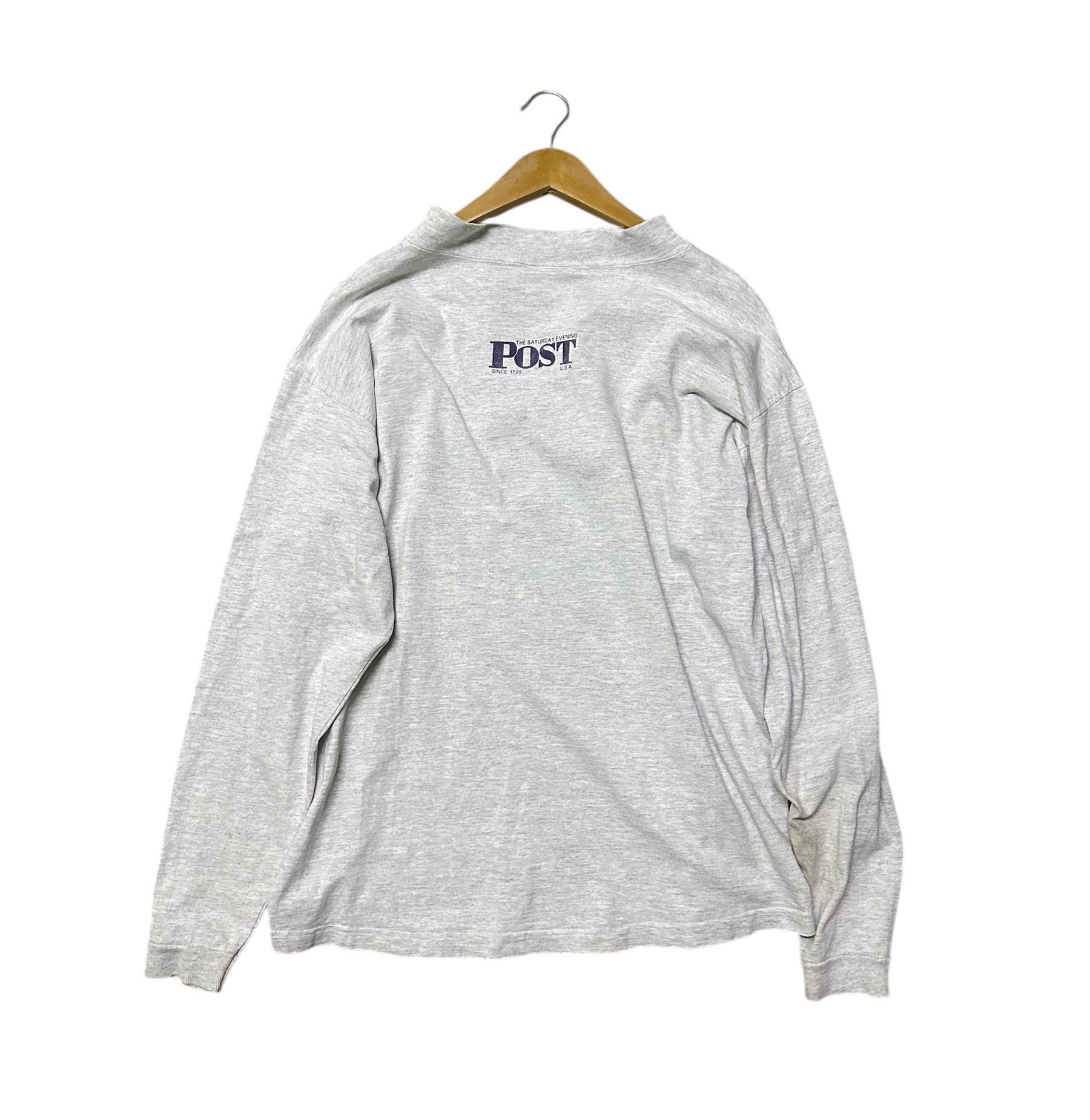 Vintage 90s the Saturday Evening Post Longsleeve Tshirt - Etsy
