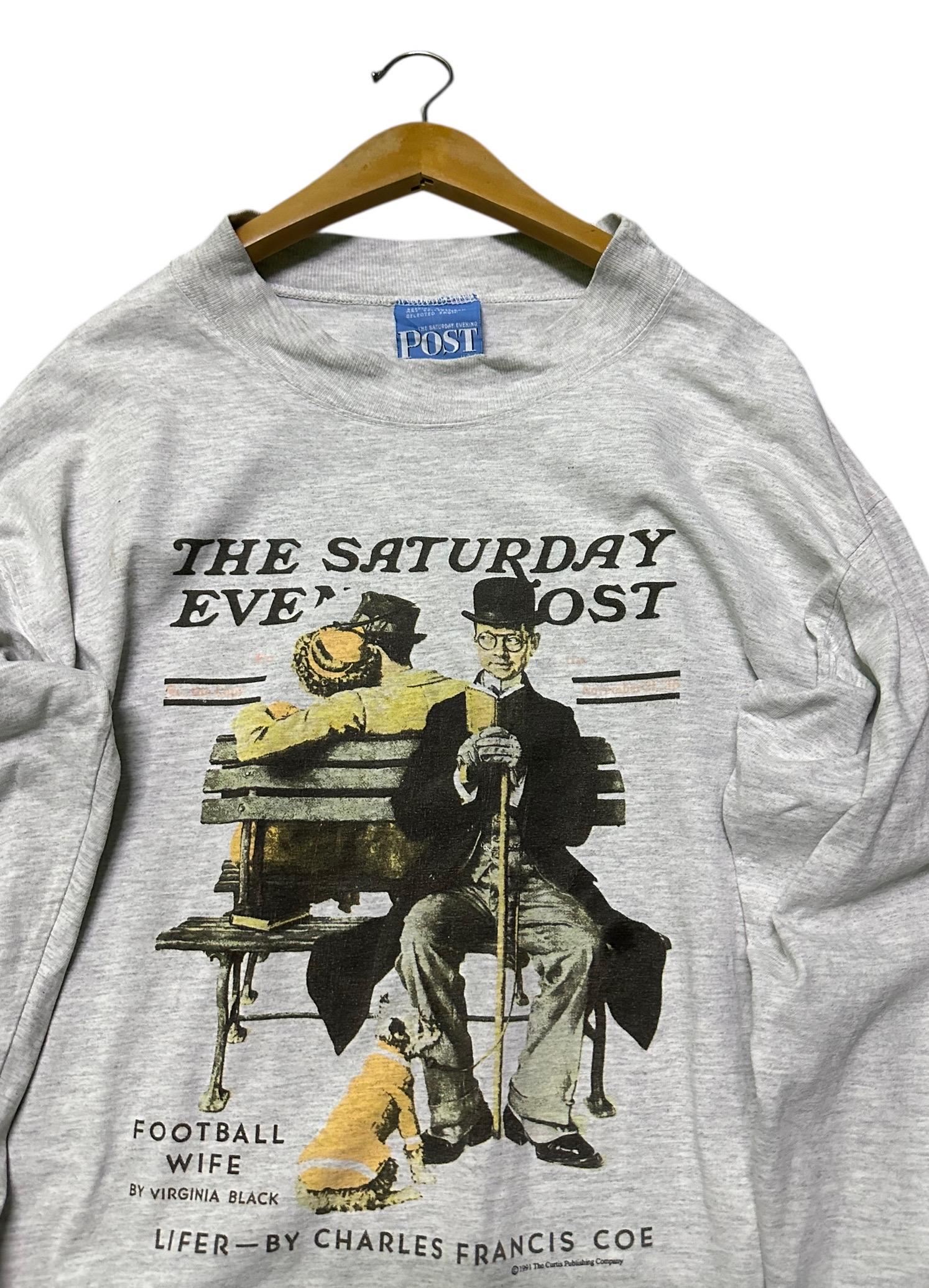 Vintage 90s the Saturday Evening Post Longsleeve Tshirt - Etsy