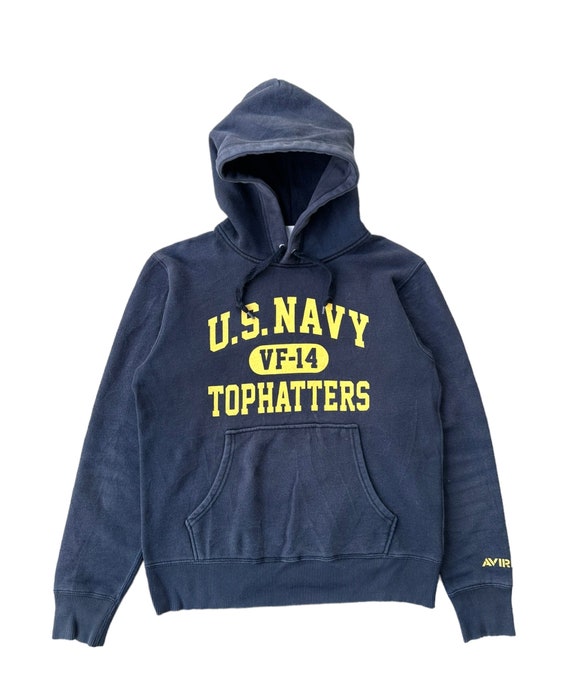 ◇AVIREX◇ Daily Logo Hoodie Navy AVF231O05_AMERICAN_VARSITY_JAC