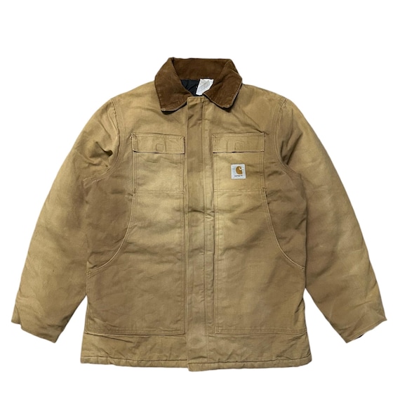 Vintage Carhartt Artic Chore Jacket Brown Jacket Size L USA Made