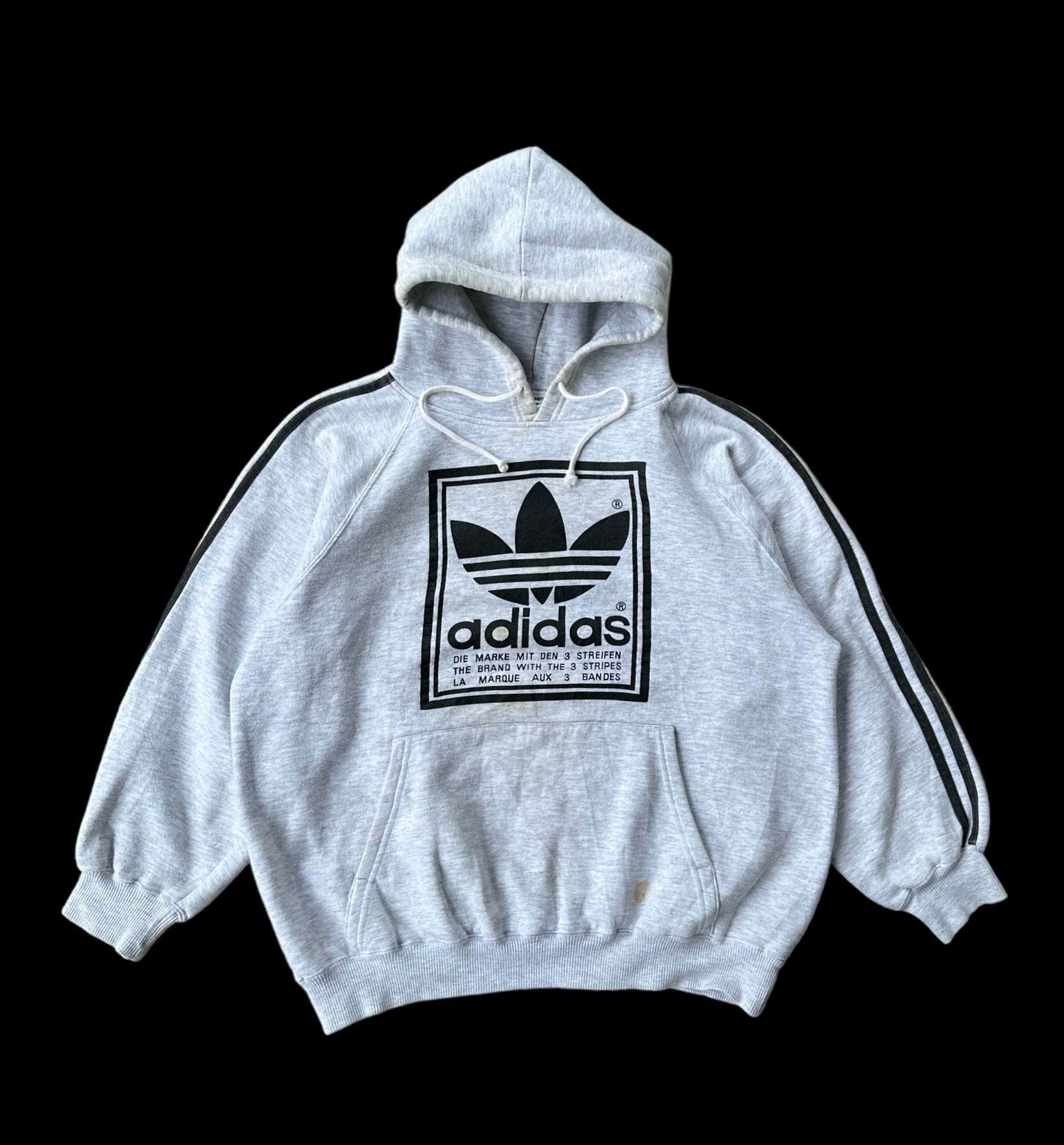 Adidas box cheap logo hoodie