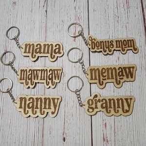 Wooden Keychains