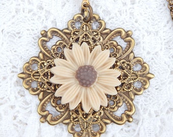 Daisy Pendant- Morning Glory Designs