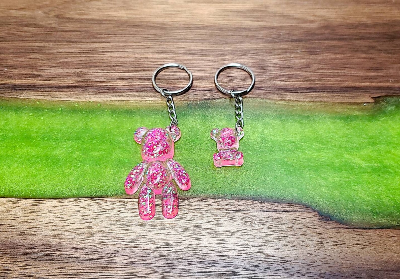 glitter teddy bear