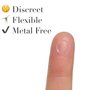 Nose Retainer Clear Nose Stud Piercing Retainers Nose Jewelry Clear Nose Ring No Show Nose Stud Nose Bone Jewellery Piercing Flexible Stud