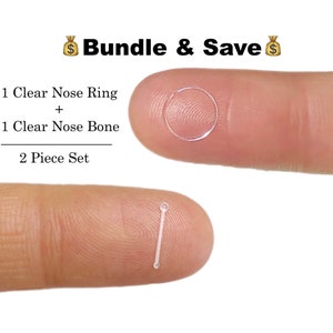 Clear nose ring for sports best sale