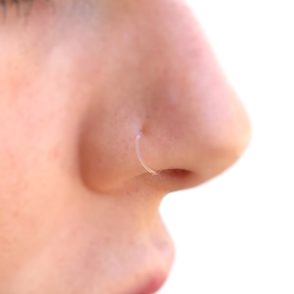 BioFlex Nose Studs and Rings, Nose Piercing Retainer,  Hide Your Piercing