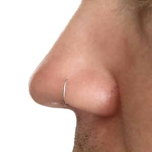 Mens Nose Ring Mens Earring Nose Ring Nose Piercing Men Nose Ring Hoop Mens Hoop Earring 22g Nose Hoop Silver Nose Hoop Unisex Nose Etsy Canada