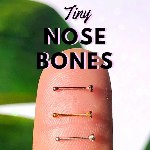 Bone end nose stud deals