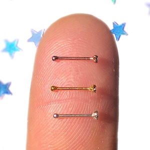 MICRO Nose Stud 1mm Nose Stud Teeny Tiny Nose Stud Diamond Nose Stud Rose Gold Nose Stud Silver Nose Stud Gold Nose Ring Nose Rings Studs