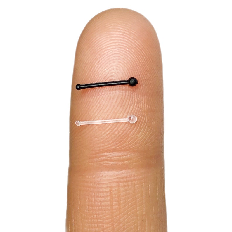 BioFlex Nose Stud Nose Piercing Retainer Non Metal Nose Etsy