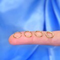 Minimalist Nose Ring Hoop 18K Gold 18K Rose Gold Sterling Silver 22G 20G 18G 16G Septum Ring Cartilage Hoop Tragus Helix Piercing
